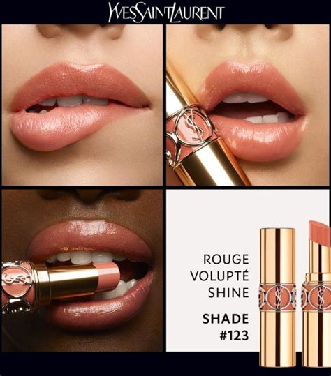 ysl rouge volupte shine nude sheer|rouge volupté shine lipstick balm.